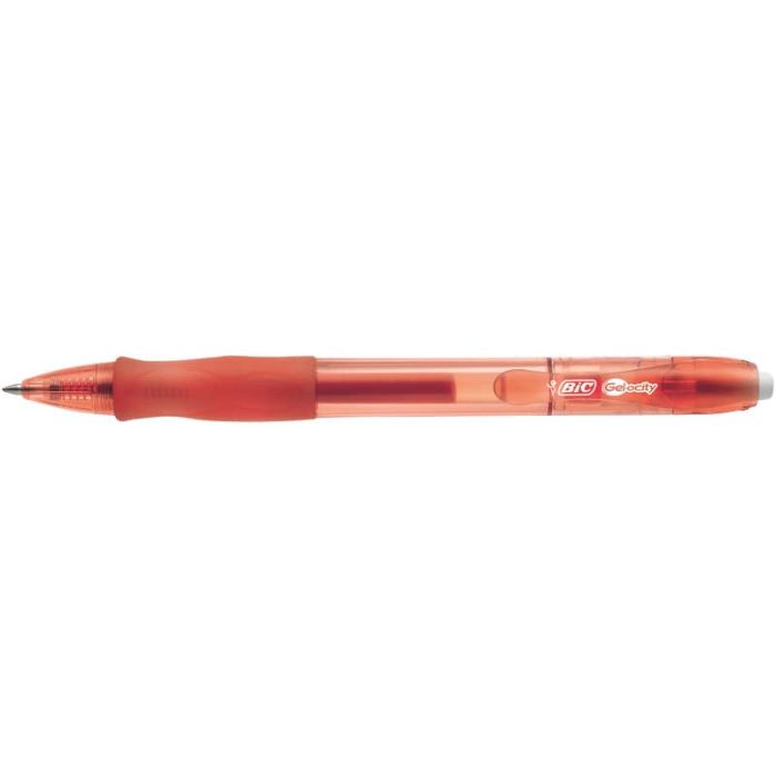 Penna gel a scatto BIC Gel-ocity 0,7 mm rosso 829159 main product photo