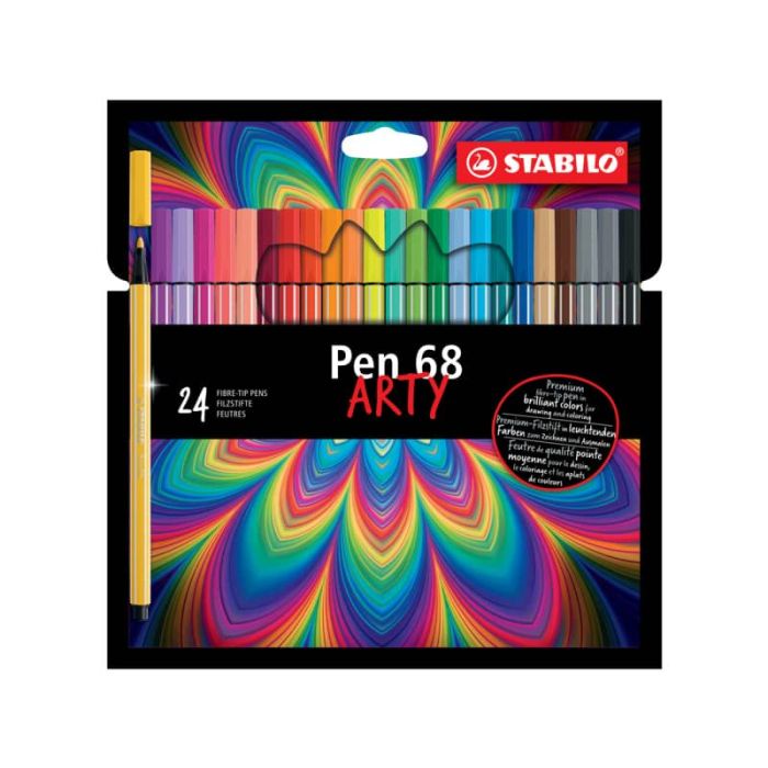 Pennarelli Stabilo Pen 68 arty - tratto 1 mm - assortiti - Conf. 24 pezzi - 6824-1-20 main product photo