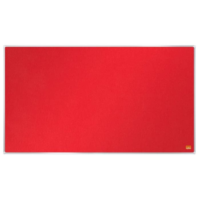 Pannello in feltro Nobo Widescreen Impression Pro 32" 710x400 mm rosso 1915419 main product photo