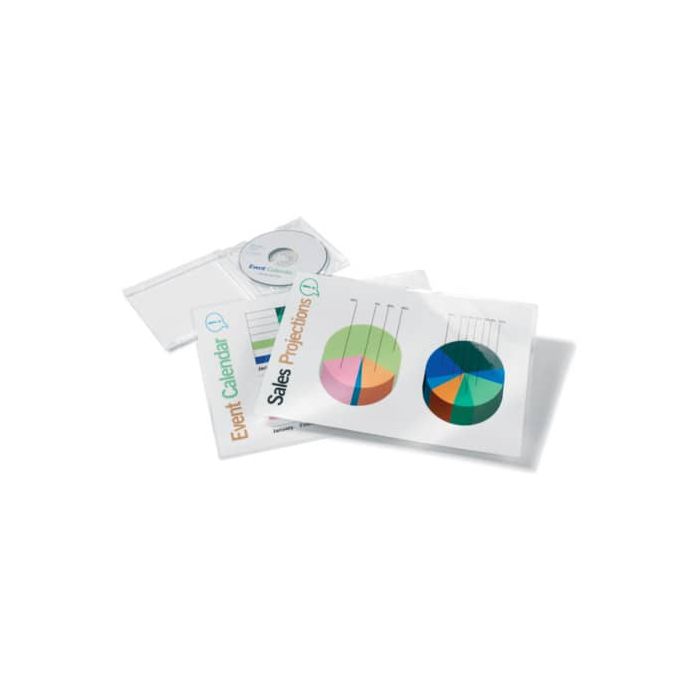 Pouches per plastificatrici GBC 2x75 µm finitura lucida A6 11,1x15,6 cm Conf. 100 pezzi - 3743152 main product photo