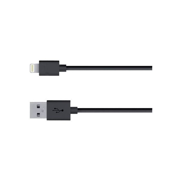 Cavo di ricarica e sincronizzazione Media Range USB 2.0/Apple Lightning 1m nero - MRCS137 main product photo