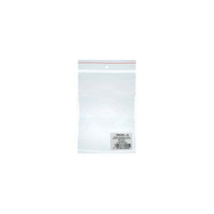 Buste con chiusura a pressione trasparenti in LDPE Donau 22x28 cm - conf. da 100 pz - 1792900PL-00 main product photo