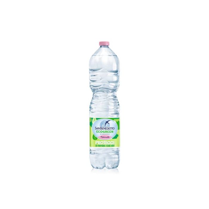 Acqua minerale 1,5 L Ecogreen San Benedetto naturale in conf. da 6 bottiglie - 1755 main product photo