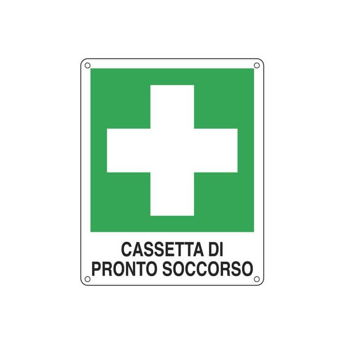 Cartello d'emergenza 25x31 cm Cartelli Segnalatori ''Cassetta pronto soccorso'' E20114X main product photo