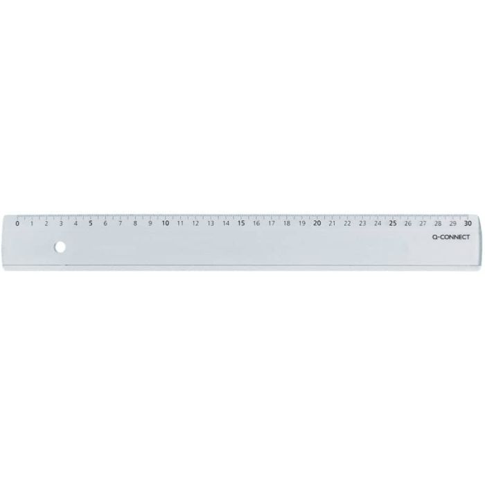 Righello Q-Connect trasparente 30 cm KF00587 main product photo