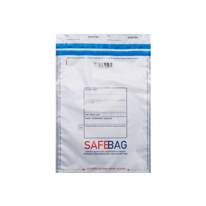 Sacchetti di sicurezza bianco conf. 1.000 pz formato interno - 144x240+40 mm Safe Bag K70 - 68281 main product photo