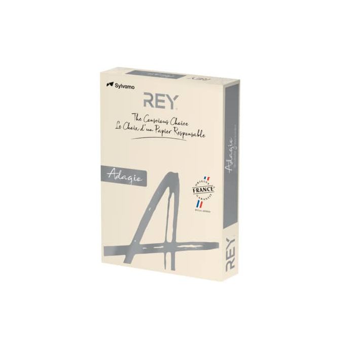 Carta colorata A3 International Paper Rey Adagio 80 g/m² avorio 93 - Risma da 500 fogli - ADAGI080X667 main product photo