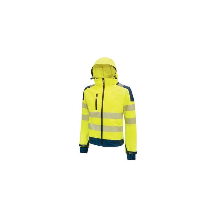 Giacca alta visibilitA' Softshell Miky - taglia M - giallo fluo - U-Power main product photo