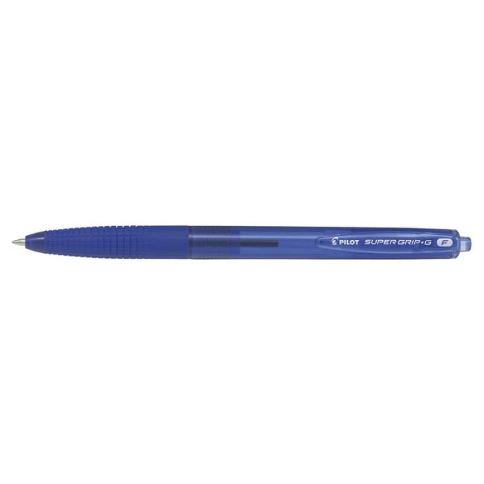 Penne a sfera a scatto Pilot Supergrip G punta F blu 1639 main product photo