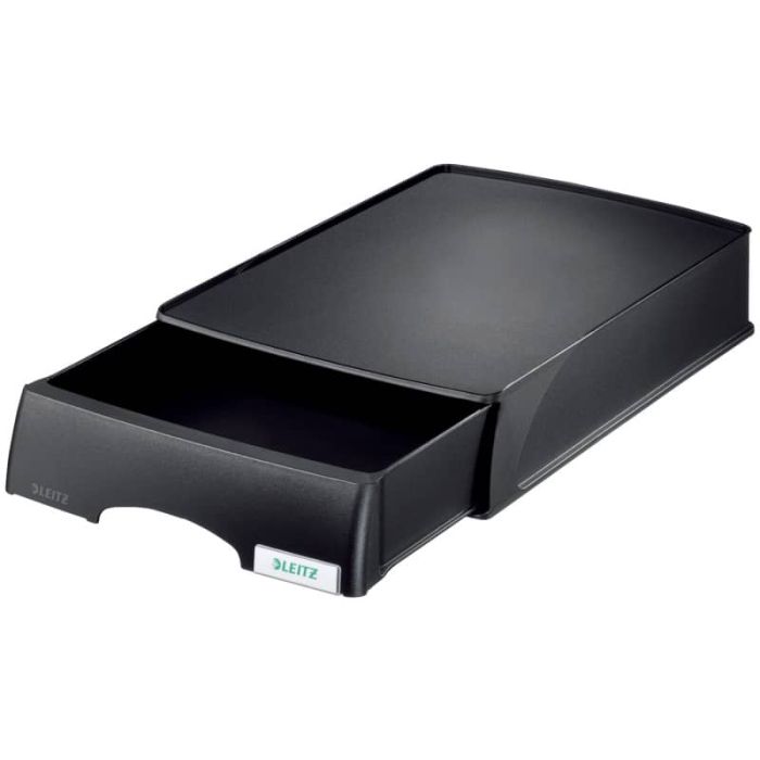 Cassetto componibile Leitz PLUS in polistirolo A4 nero 52100095 main product photo