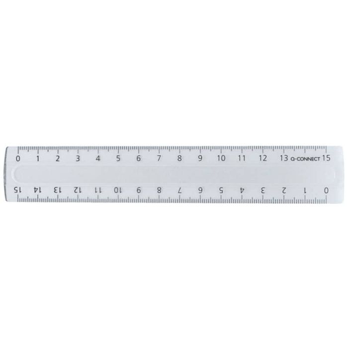 Righello Q-Connect trasparente 15 cm KF00583 main product photo