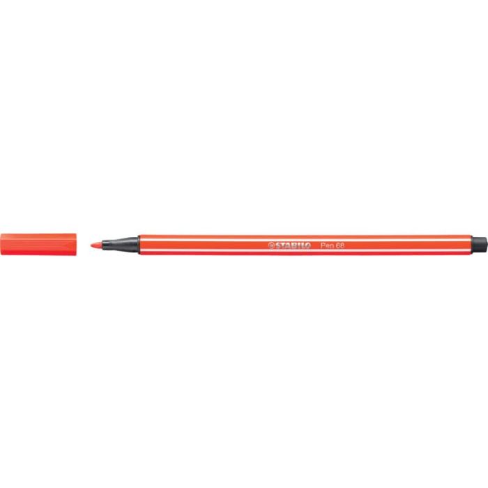 Pennarelli Stabilo Pen 68 1 mm rosso chiaro - 68/40 main product photo
