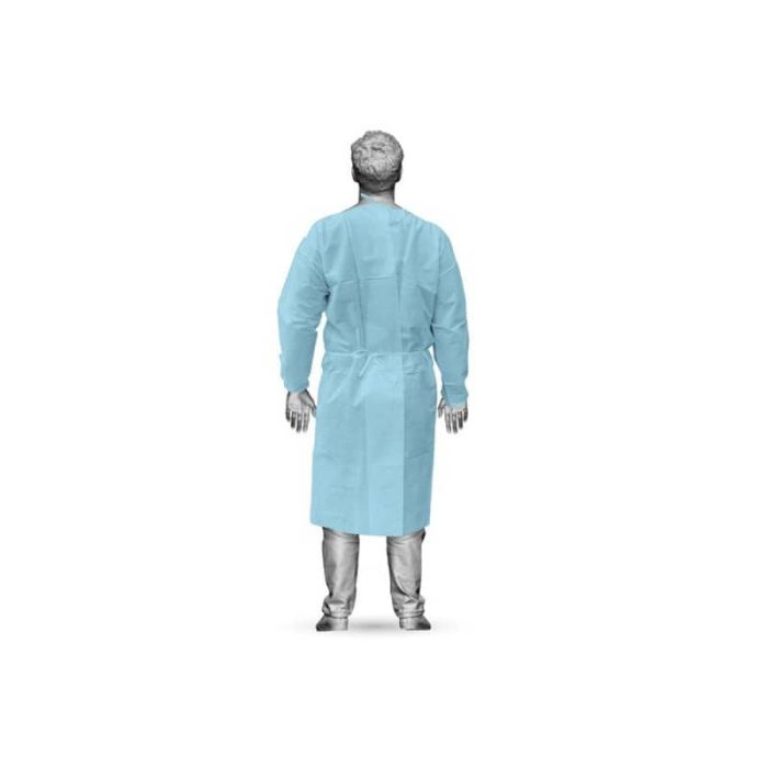 Camice visitatore DPI Cat. 1 Mr Care in PP - taglia unica - azzurro - confezione 10 pezzi - 34851 main product photo