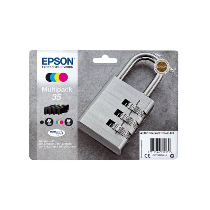 Cartucce Epson confezione da 4 nero+ciano+magenta+giallo C13T35864010 main product photo