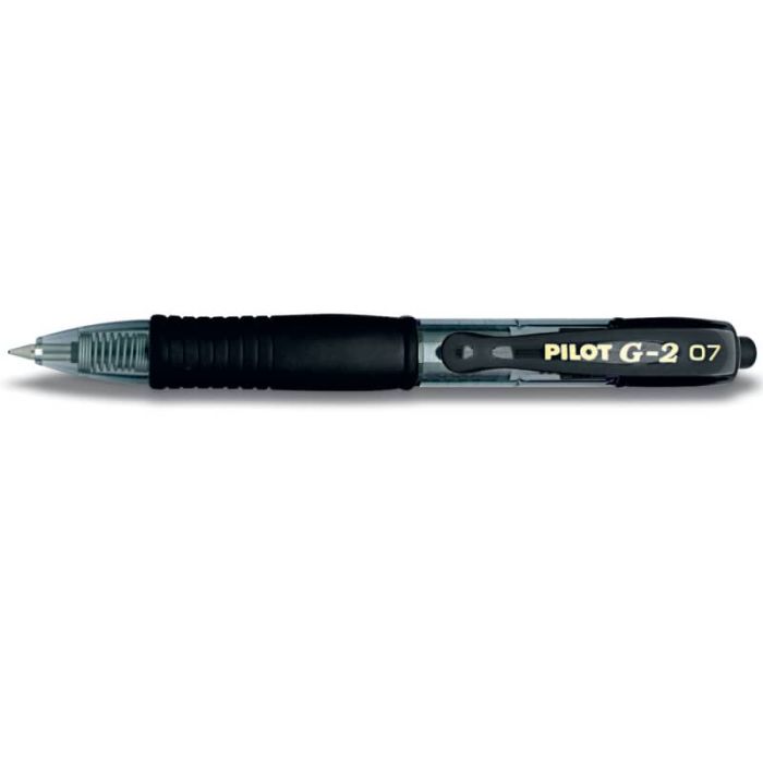 Roller gel a scatto ricaricabile Pilot G-2 Pixie 0,7 mm nero 001410 main product photo