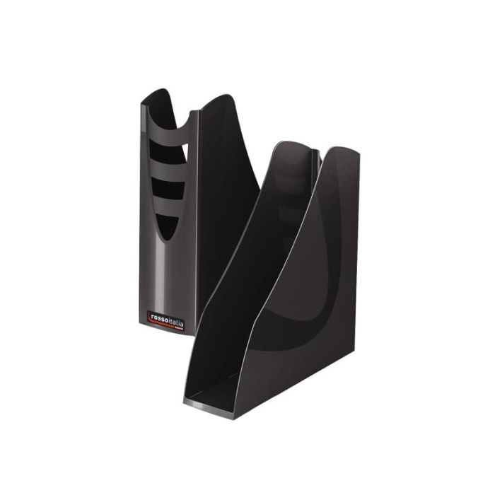 Portariviste ARDA "Rosso Italia Collection" polistirolo carbonio 7,5x26,6x27,8 cm - 7118RIN main product photo