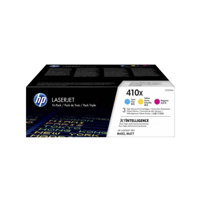 Toner alta capacità 410X HP ciano+magenta+giallo Conf. 3 - CF252XM main product photo