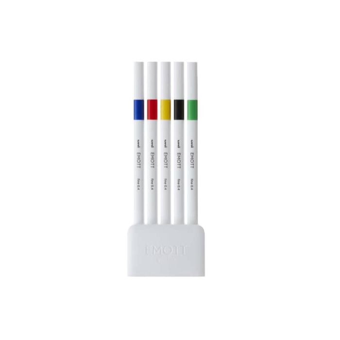 Fineliner Uni Emott - 0,4 mm - vivid color - conf. 5 pezzi - M PEM-SY 5C 1 main product photo