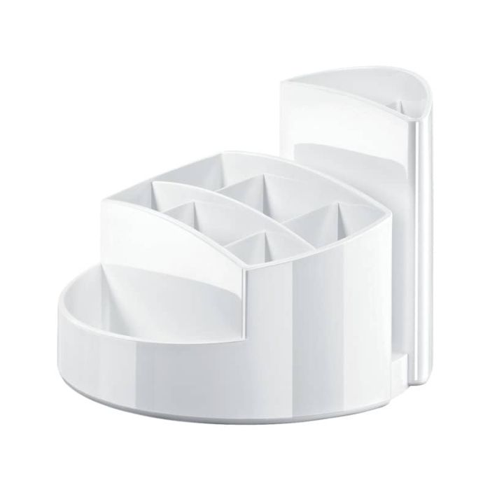 Portapenne RONDO HAN in polistirolo con 9 scomparti bianco 17460-12 main product photo