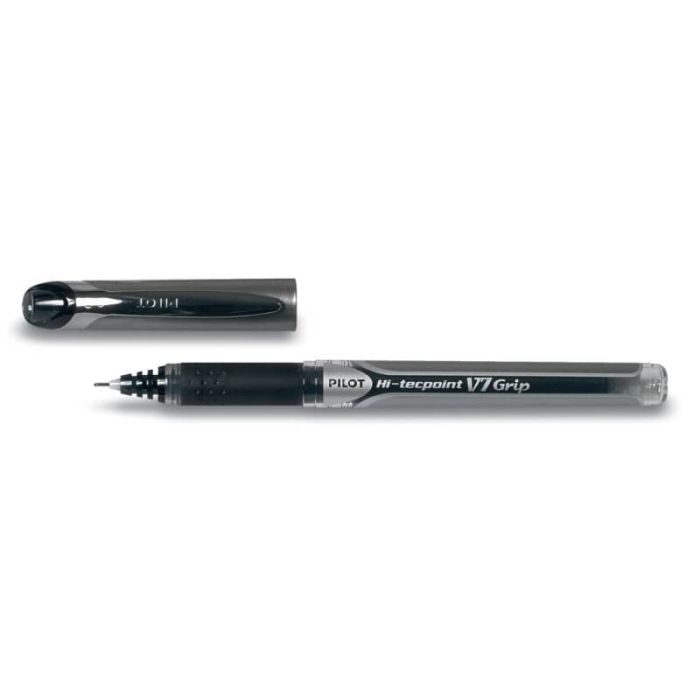 Penne a sfera con cappuccio Pilot Hi-Tecpoint V7 Grip 0,7 mm nero 6735 main product photo