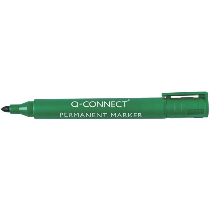 Marcatore permanente Q-Connect punta tonda 2-3 mm verde KF01773 main product photo
