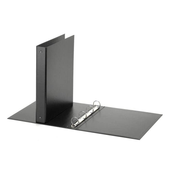 Raccoglitore FAVORIT Europa 22x30 cm 4 anelli tondi Ø 30 mm - dorso 4 cm nero 400050927 main product photo