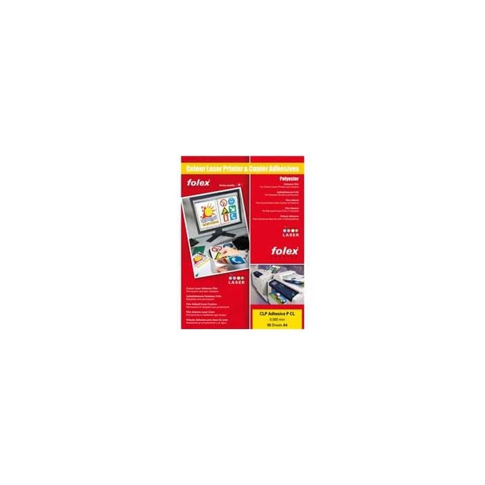 Film adesivo per laser e copiatrici Folex CLP Adhesive P CL 0,05 mm A3 trasparente Cf. 50 pz - 2999C.050.43100 main product photo