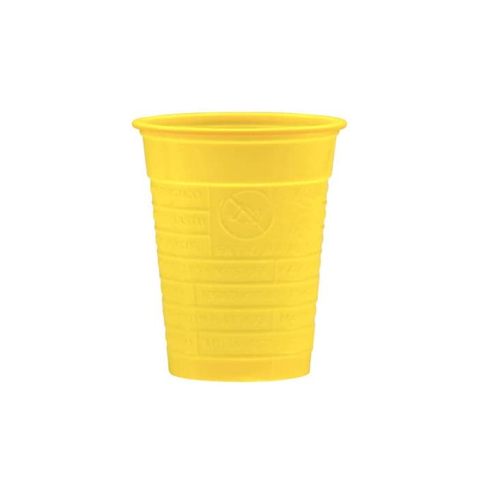 Bicchieri Dopla 200 ml R marcati - conf. 100 pz - giallo 2445 main product photo