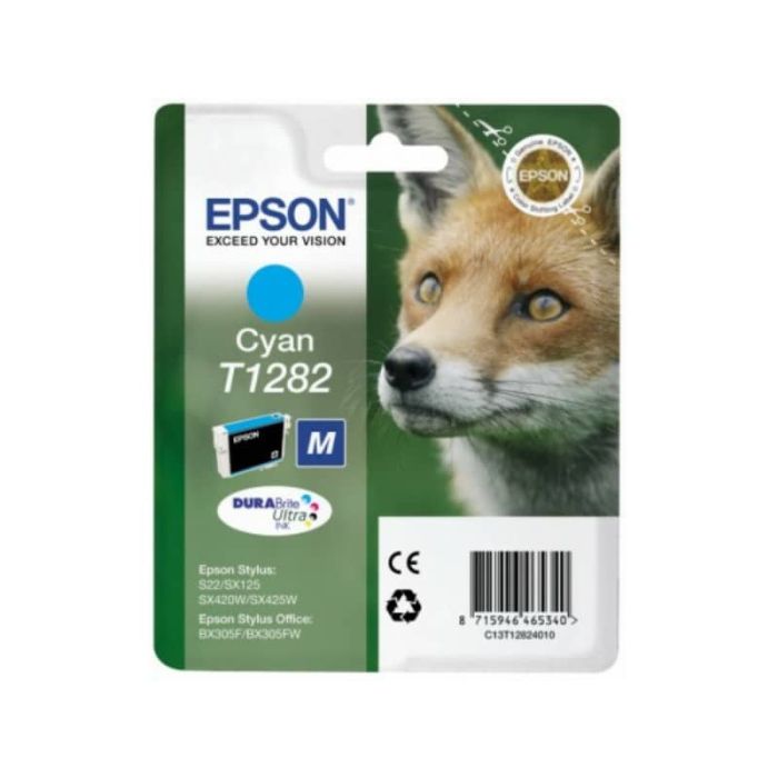 Cartuccia inkjet ink pigmentato Volpe T1282 Epson ciano C13T12824012 main product photo