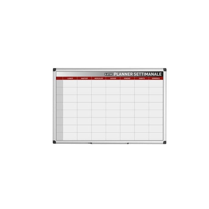 Planning Bi-office settimanale magnetico 90x60 cm bianco GA03266170 main product photo