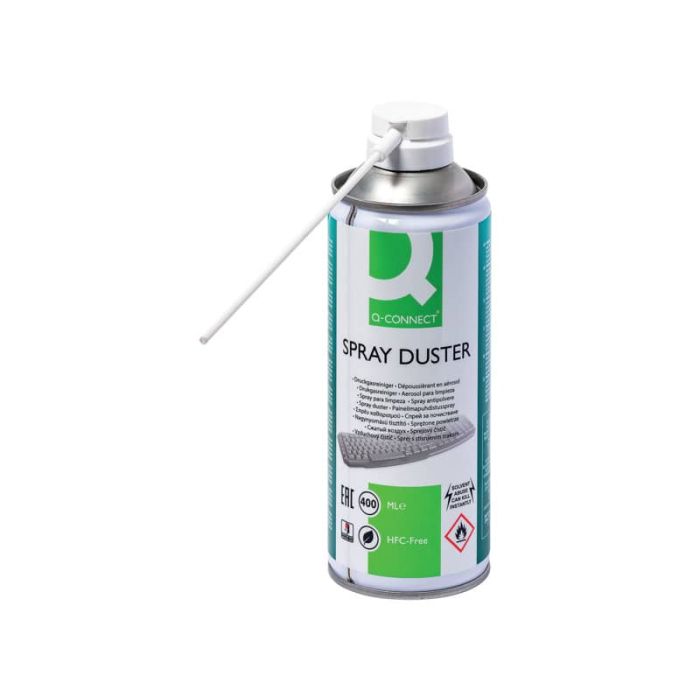 Bomboletta aria compressa Q-Connect utilizzabile in verticale privo di HFC 400 ml - KF04499 main product photo