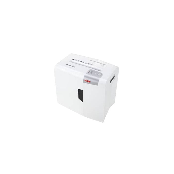Distruggidocumenti HSM Shredstar S10 P-2 18 L - taglio a strisce 6 mm bianco/argento - 1042121 main product photo