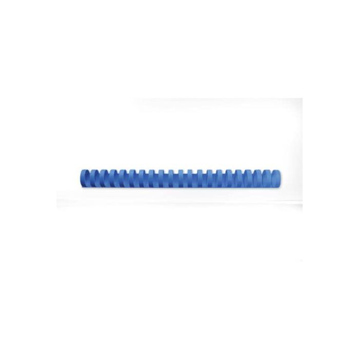 Dorsi plastici CombBind a 21 anelli - 25 mm A4 - fino a 225 fogli - conf da 50 dorsi GBC blu - 4028242 main product photo
