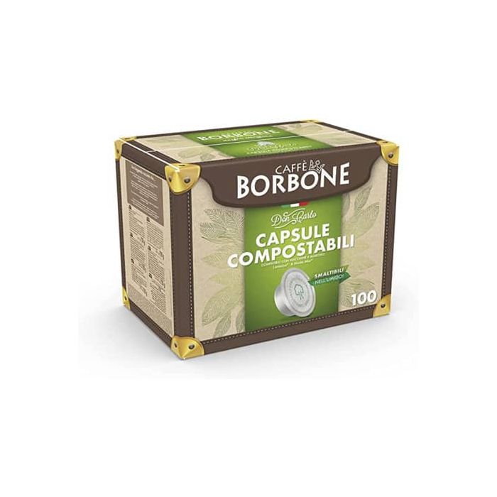 Capsule compatibili e compostabili Don Carlo Caffe Borbone qualità Oro Conf. 100 pz AMCOMPOSTABORO100N main product photo