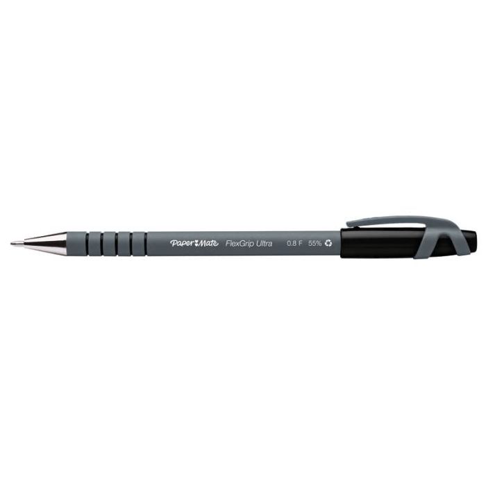 Penna a sfera stick Paper Mate Flexgrip Ultra M 1,0 mm nero S0190113 main product photo