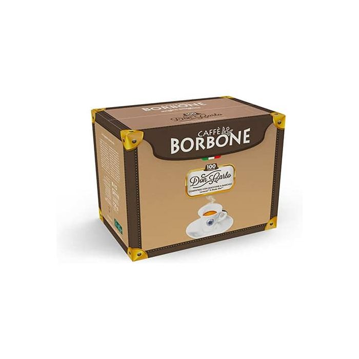 Capsule compatibili Don Carlo 100 pz Caffe Borbone qualità Nera AMSNERA100NDONCARLO main product photo