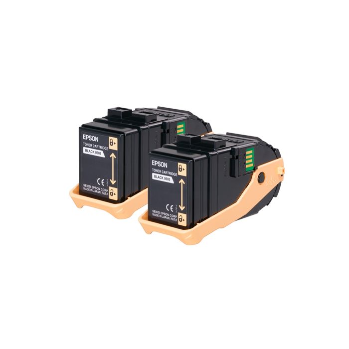 EPSON TONER CARTRIDGE ACUBRITE NERO (S050605), IN CONFEZIONE DOPPIA main product photo