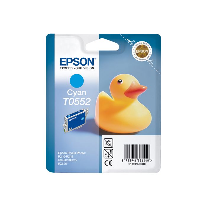 Originale Epson C13T05524010 Cartuccia inkjet blister RS STYLUS PHOTO ciano main product photo