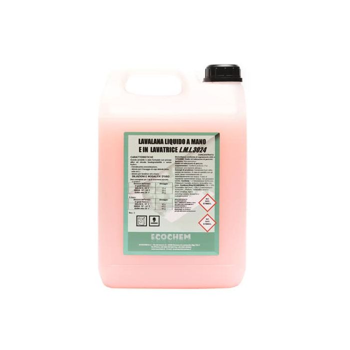 Detersivo lavalana liquido a mano e in lavatrice L.M.L.3024 Ecochem 5 L 1130240L0051149 main product photo