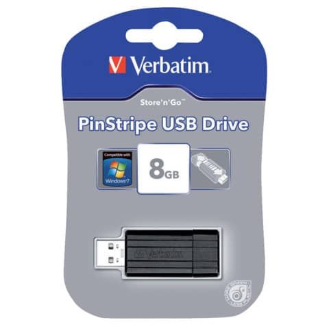 PENDRIVE USB 3.0 128GB CHIAVETTA PENNA FLASH VERBATIM 49189 V3 GO