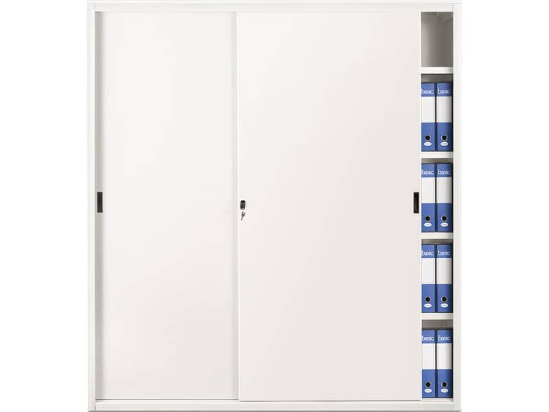 Armadio in metallo a porte battenti A-ECO-90 - 90x41x200 cm