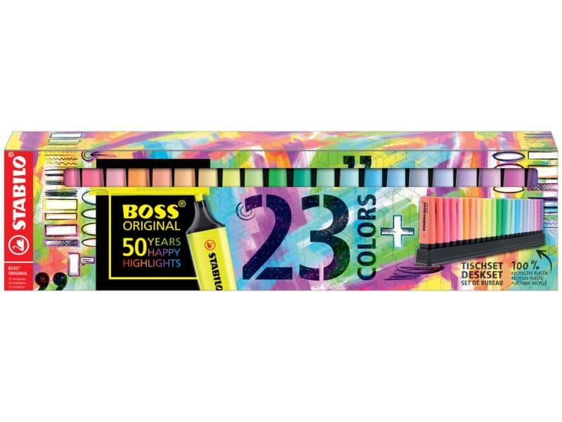 Desk set evidenziatori Stabilo Boss® Original 2-5 mm colori