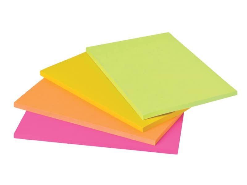 Post-it® Foglietti Super Sticky Z-Notes, Grandi formati, A righe