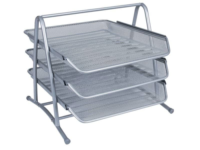 Set 3 Vaschette portadocumenti Q-Connect 27,8x27,5x35 cm KF00822 a