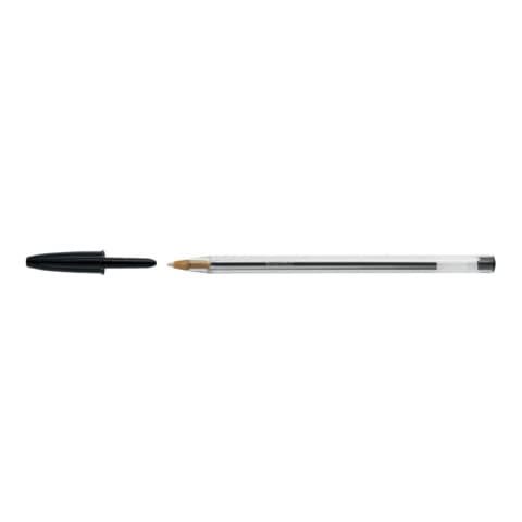 Penna a sfera BIC Cristal M 1 mm nero Conf. 50 pezzi - 8373639 a soli 16.69  € su