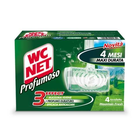 Tavolette igiene WC Net Profumoso mountain fresh 4x34 grammi - M74603 a  soli 5.2 € su