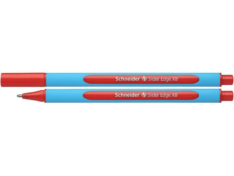 Penna a sfera Schneider Slider Edge tratto XB rosso 152202 a soli 1.78 € su