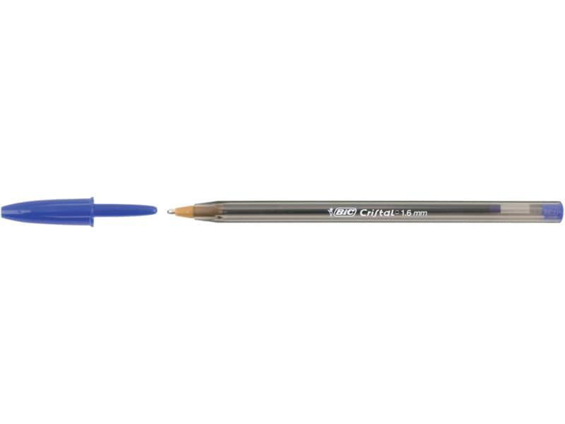 Penna a sfera BIC Cristal Large 1,6 mm blu Conf. 50 pezzi - 880656