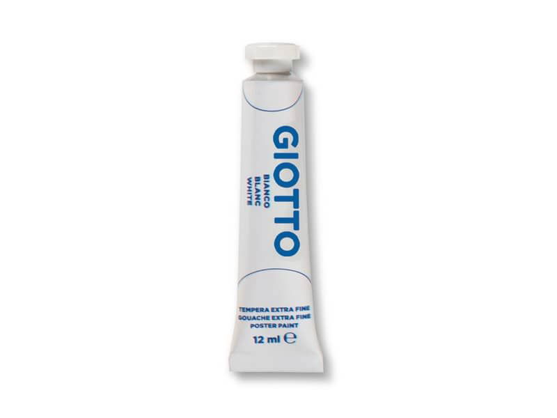 Tempera GIOTTO Extra 12 ml bianco 35200100 a soli 1.18 € su