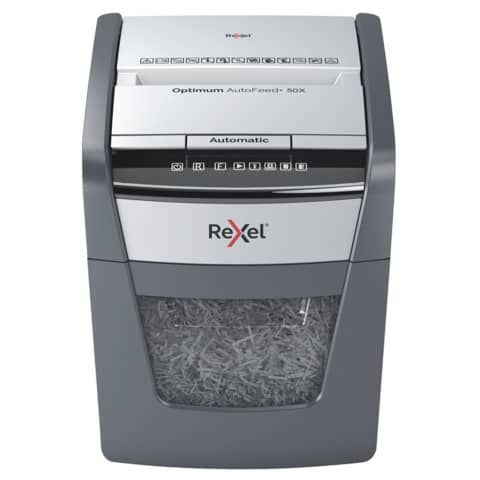 REXEL Optimum Auto Feed+, Distruggidocumenti Automatico, 100 Fogli